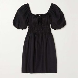 FAITHFULL THE BRAND + NET SUSTAIN Nikoleta ruffled linen-blend mini dress